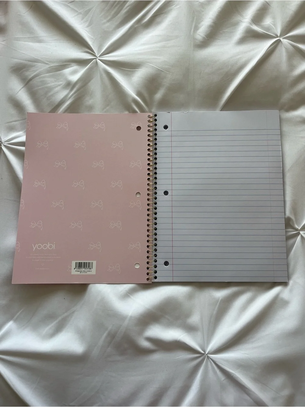 Love Shack Fancy Notebook Ibiza Sunset Ikat Rose Floral Wide Ruled Spiral School